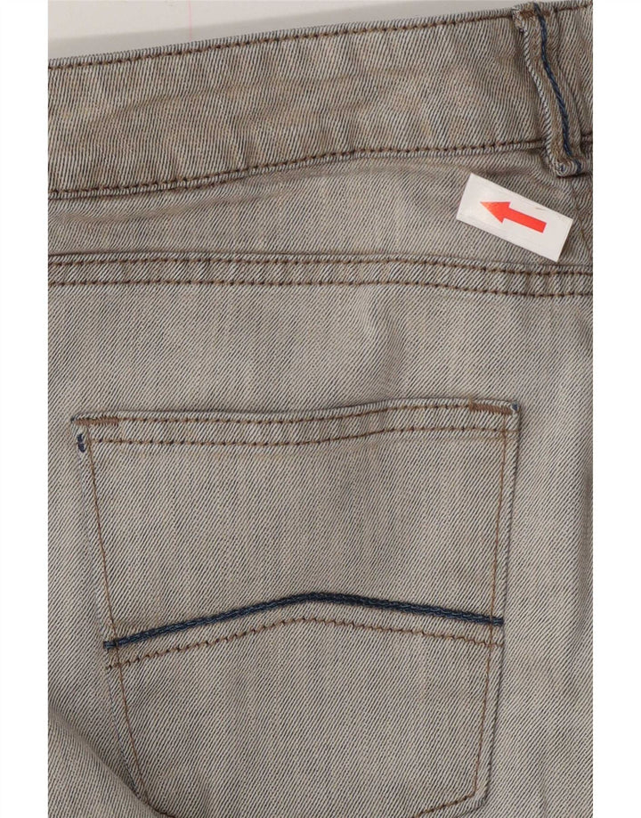 Armani Damen Slim Jeans W28 L29 Graue Baumwolle