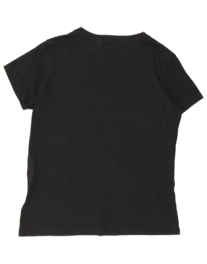 Levi's Damen-T-Shirt mit Grafik, UK 10, Größe S, Schwarz