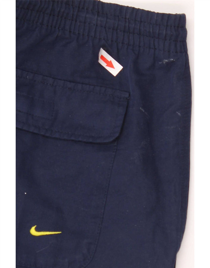 Nike Herren Cargo Bermuda Shorts Medium W36 Marineblau Baumwolle Sport