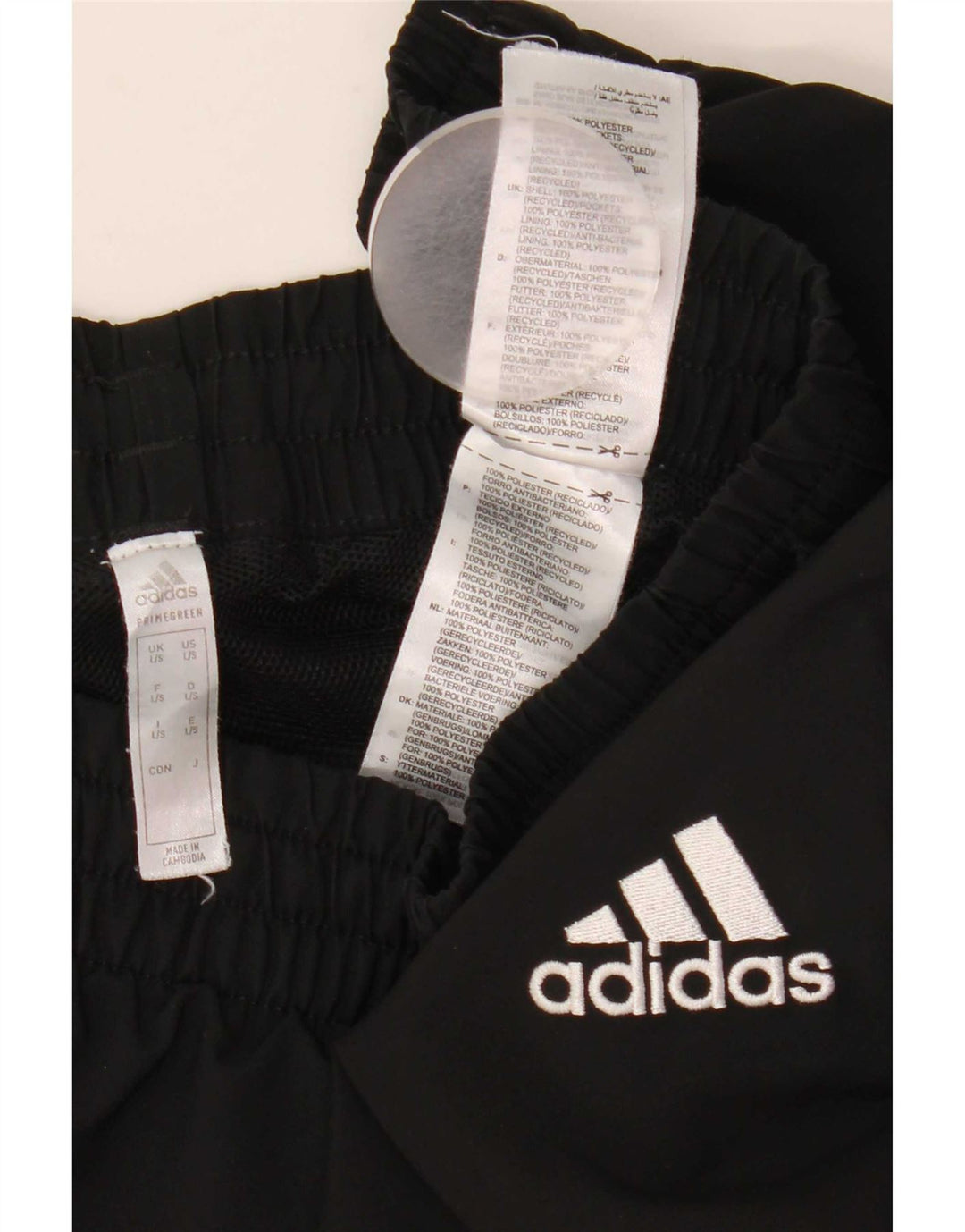 Adidas Herren-Trainingshose, Jogginghose, Größe L, Schwarz, Polyester