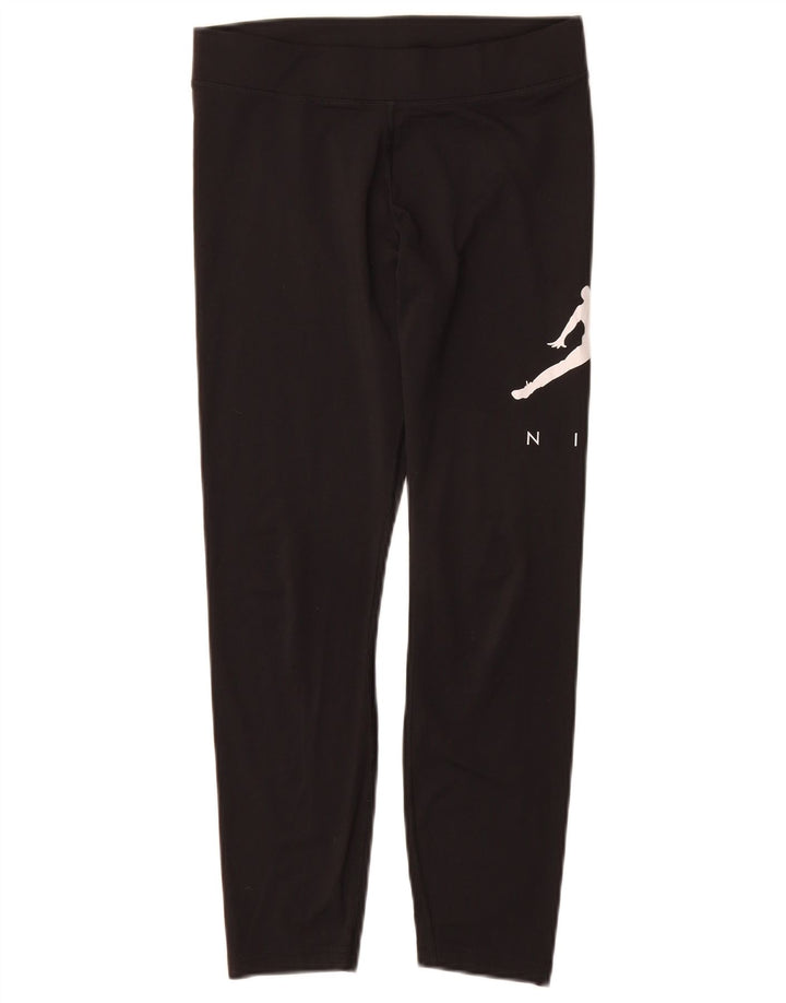 Jordan Mädchen-Leggings mit Grafik, 13–14 Jahre, XL, schwarzes Polyester