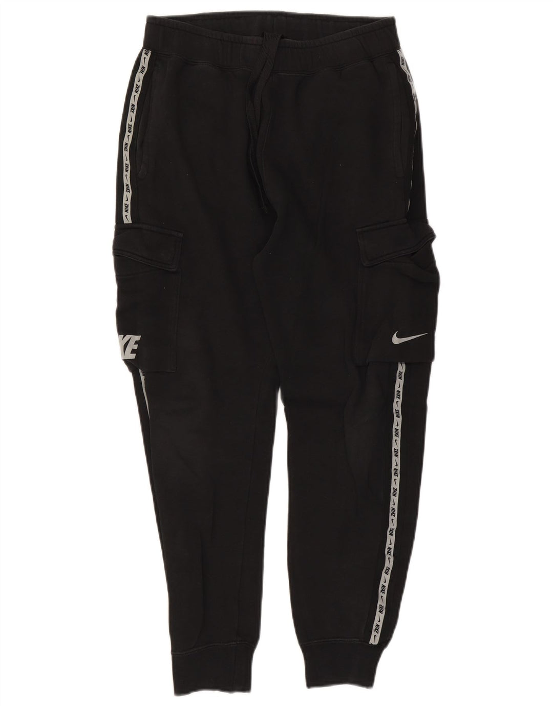 NIKE Damen-Trainingsanzug mit Grafik-Cargo-Trainingshose und Jogger, Gr. 10, Größe S, Schwarz