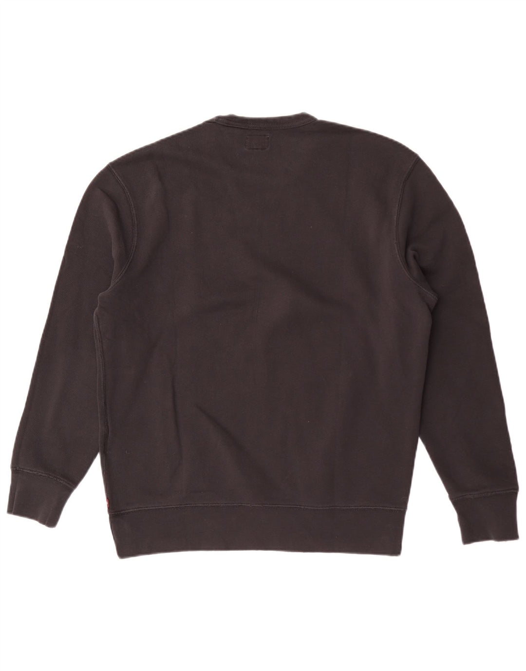 Levi's Damen Grafik-Sweatshirt-Pullover UK 14 Mittelschwarze Baumwolle
