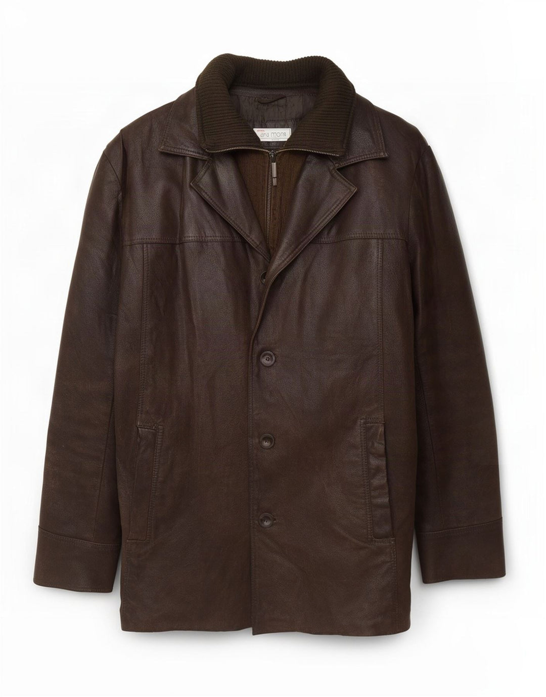Bata Herren Lederjacke IT 54 2XL Braun