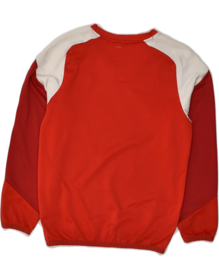 PUMA Boys Top Long Sleeve 11-12 Years Red Polyester Sports | Vintage Puma | Thrift | Second-Hand Puma | Used Clothing | Messina Hembry 