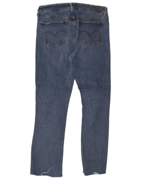Levi's Damen 715 Bootcut Jeans W30 L27 Blaue Baumwolle
