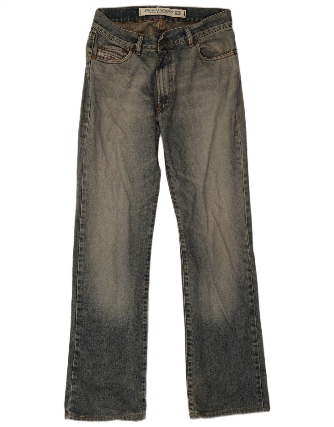 Diesel Damen Bootcut Jeans W31 L29 Blaue Baumwolle