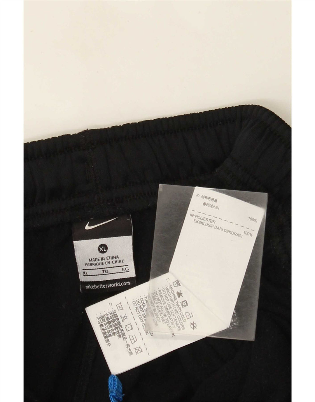 Nike Damen Therma-Fit Trainingshose XL Schwarz Polyester