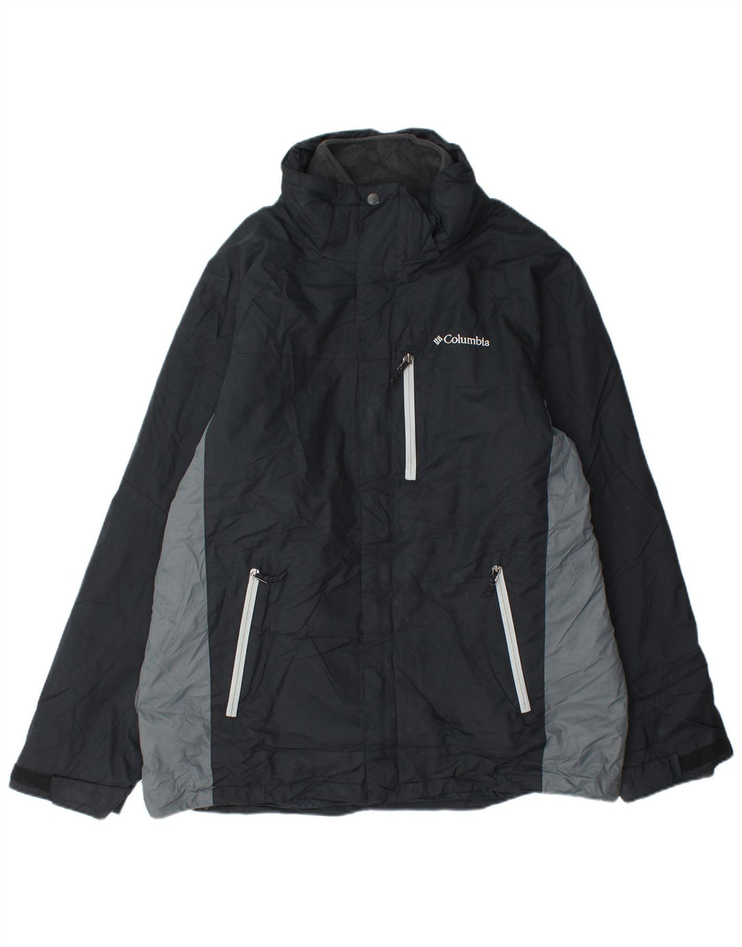Columbia Herren Interchange Windjacke UK 40 Large Schwarz Colourblock