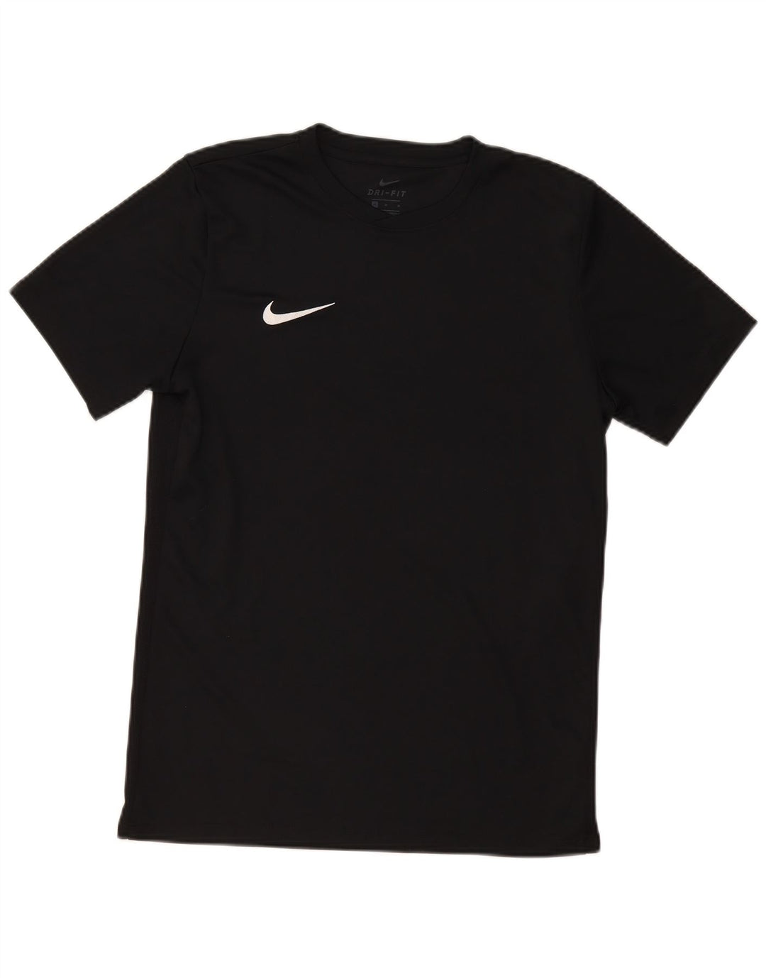 NIKE Herren Dri Fit T-Shirt Top Mittelschwarzes Polyester