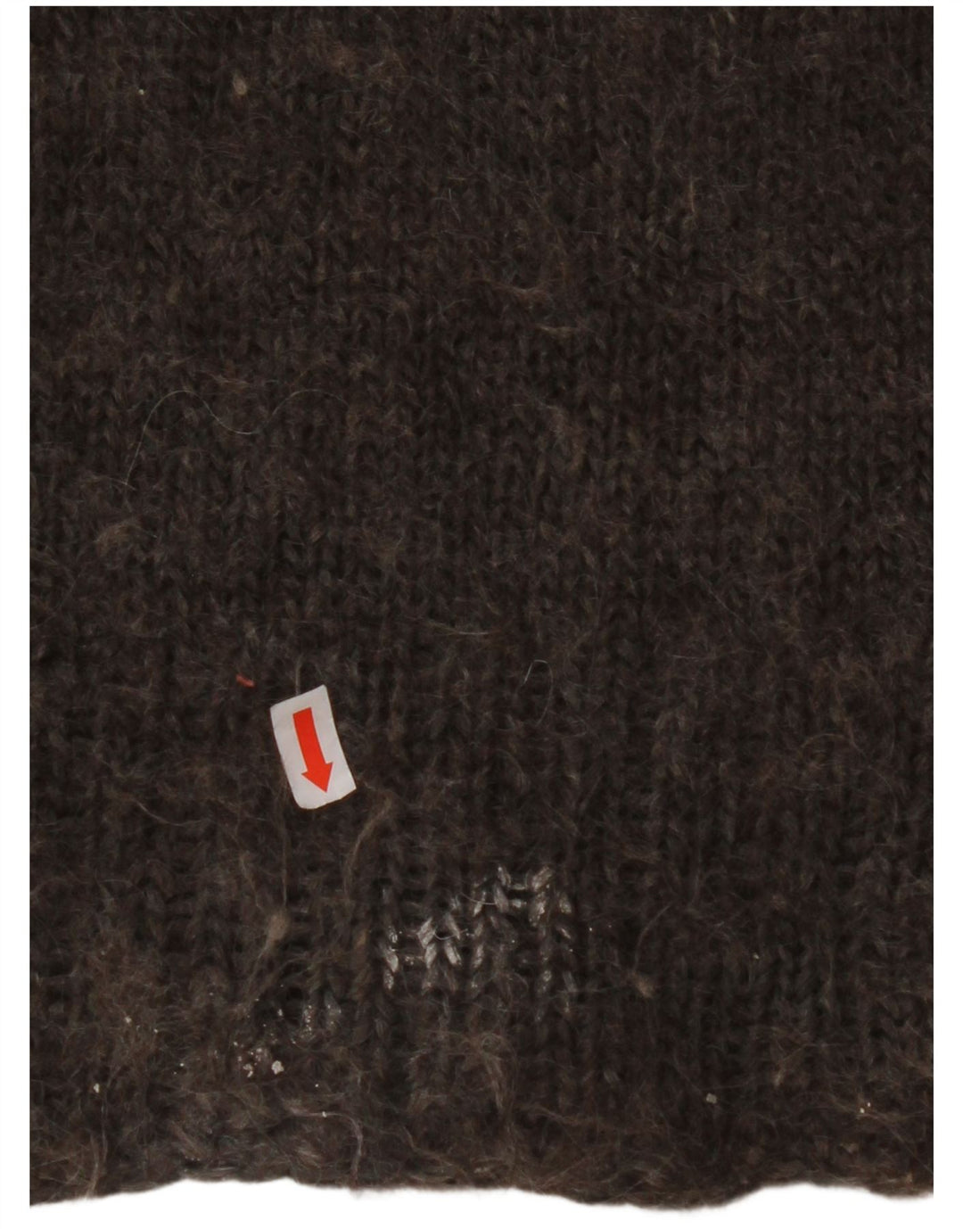 VINTAGE Herren Weste Tank Top Mittelbraun Fair Isle