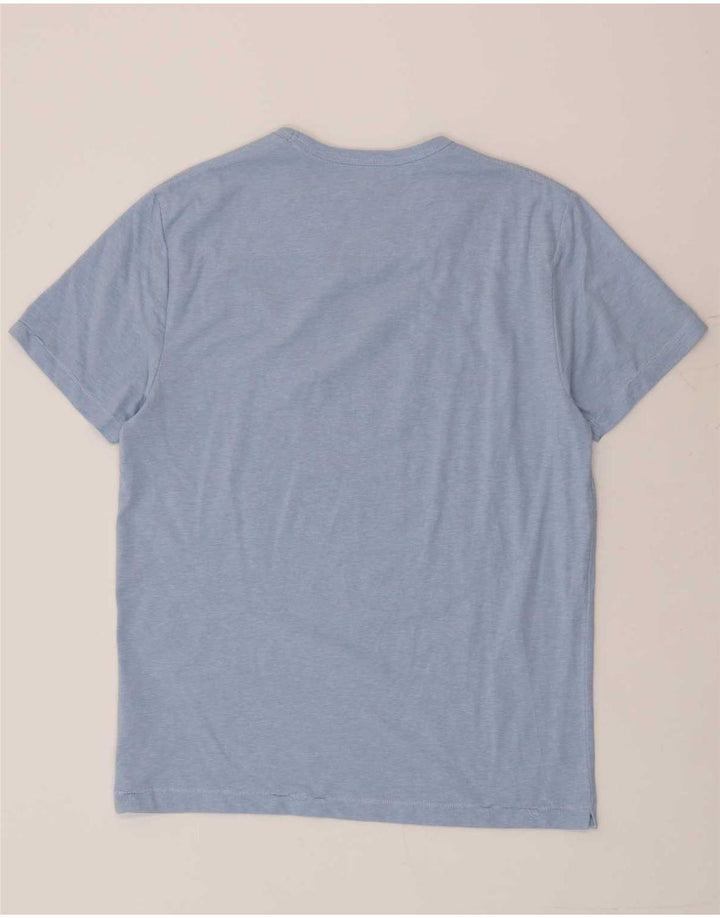 French Connection Herren-T-Shirt aus mittelblauer Baumwolle