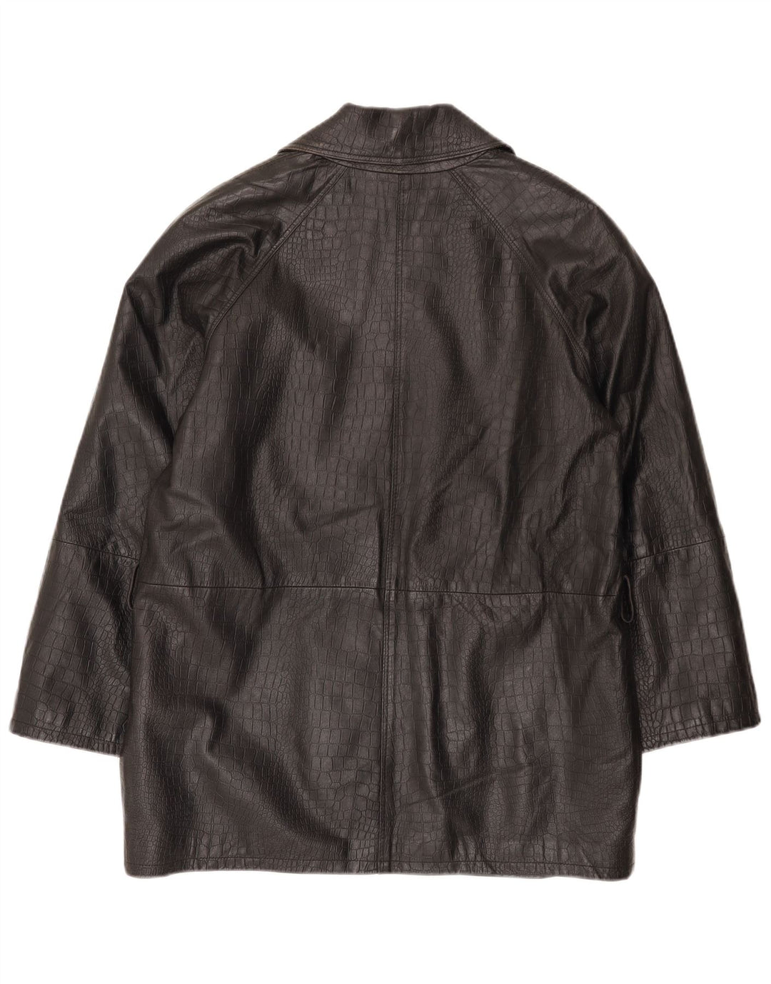 Conbipel Damen Zweireihiger Mantel IT 40 Kleiner schwarzer Tierdruck