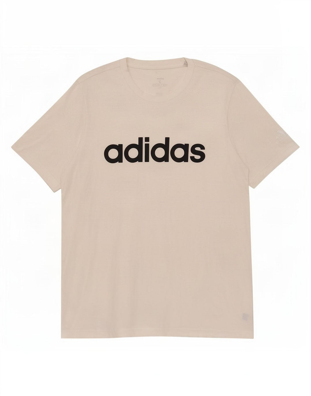 Adidas Herren T-Shirt mit Grafik, groß, aus weißer Baumwolle