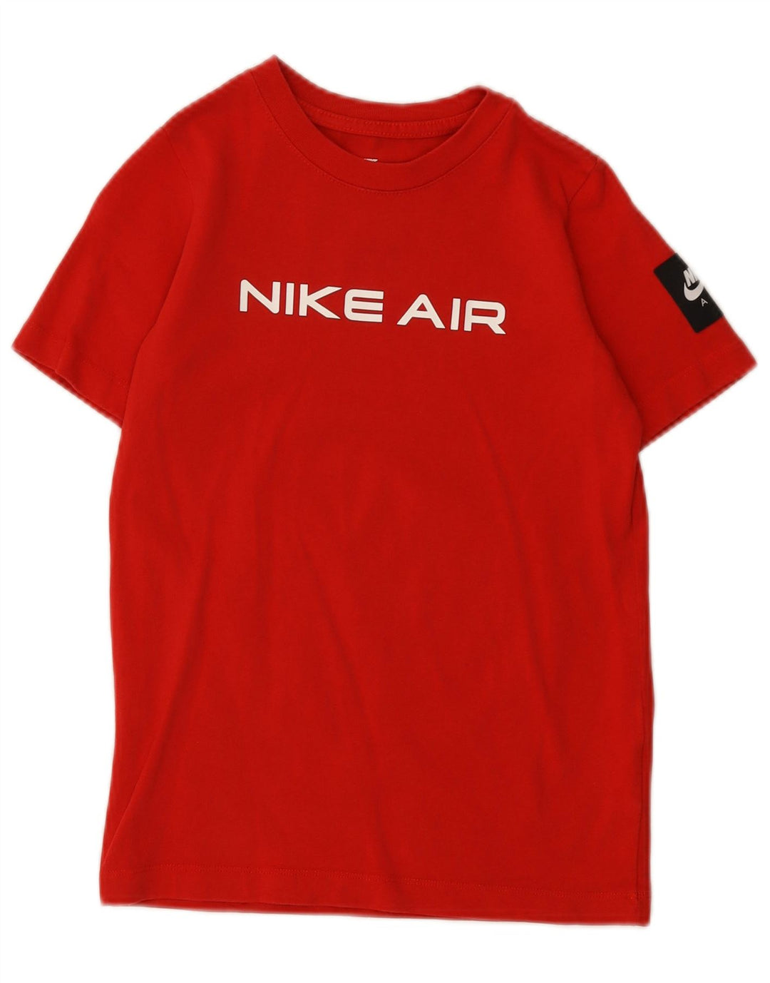 NIKE Grafik-T-Shirt für Jungen, 10–11 Jahre, mittelrote Baumwolle