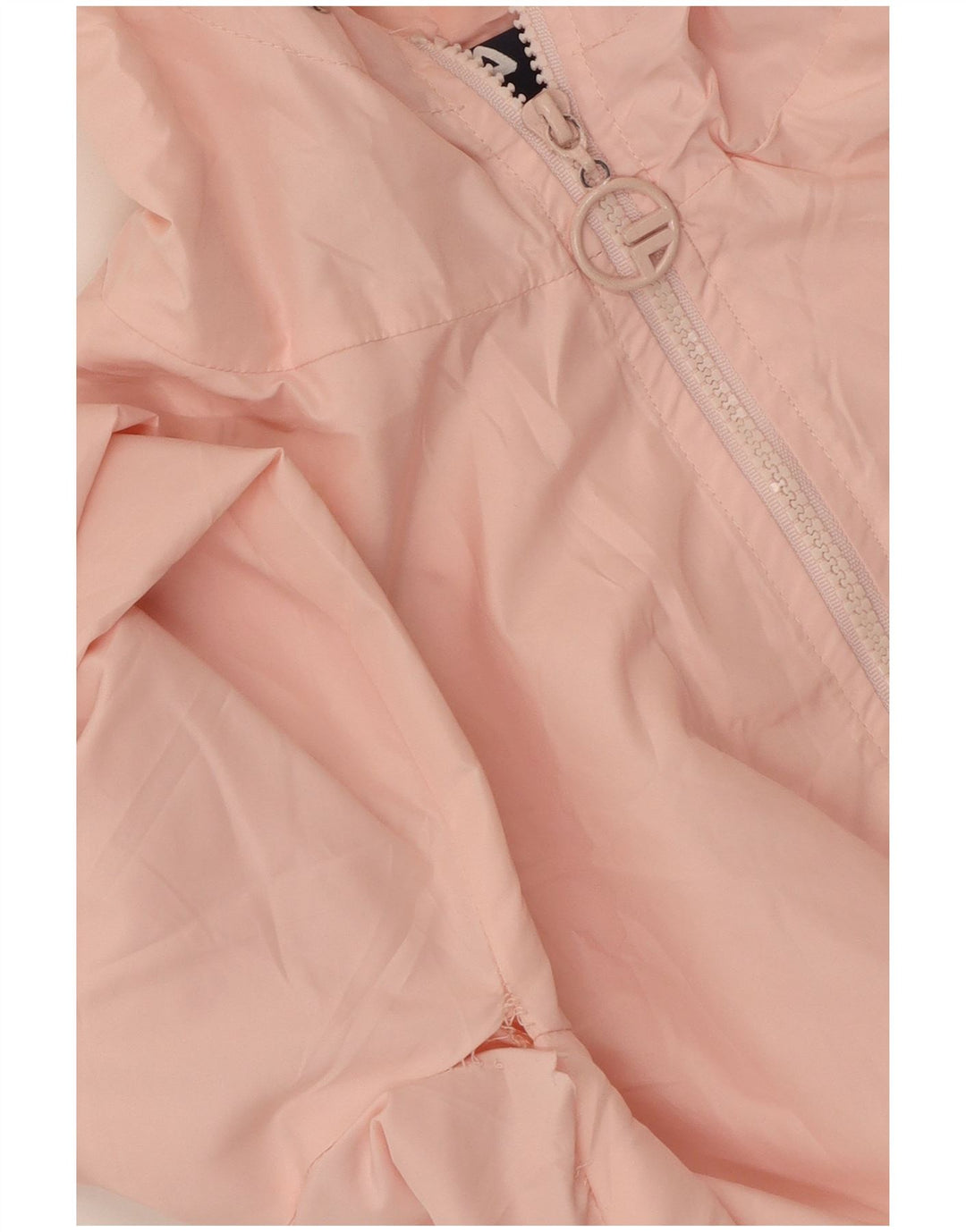 Fila Damen-Regenjacke mit Kapuze, übergroß, UK 6, XS, Rosa, Polyester