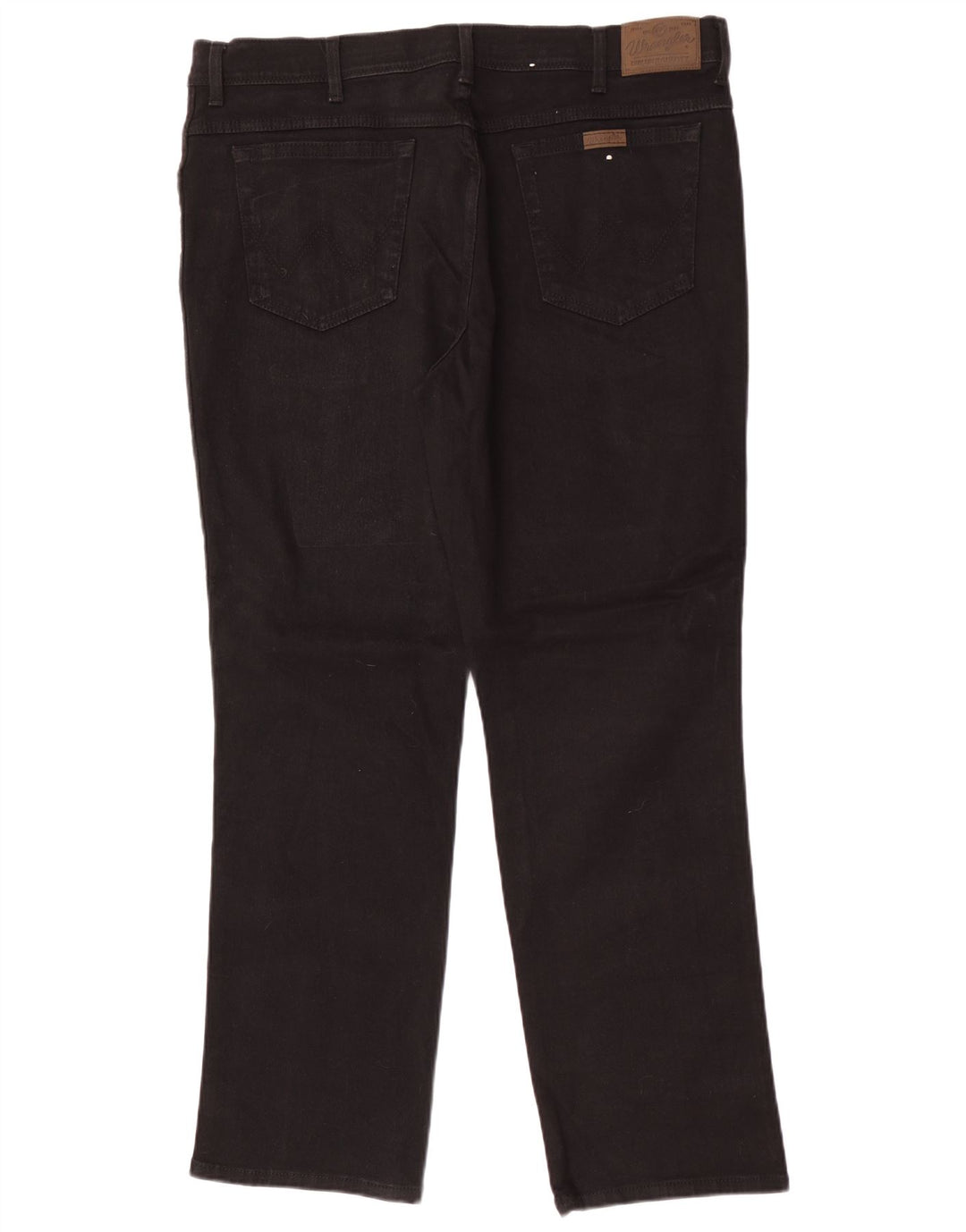 Wrangler Herren-Jeans mit normaler Passform, gerade Passform, W40, L32, schwarze Baumwolle