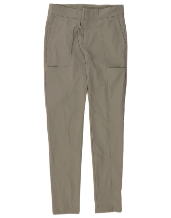 ATHLETA Damen Skinny Cargohose US 2 XS W29 L29 Graues Nylon
