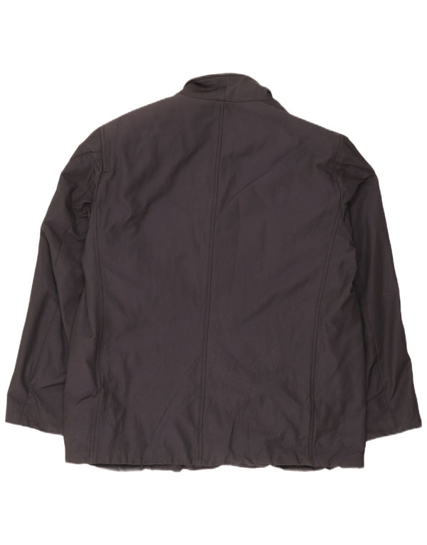 Trussardi Herren-Utility-Jacke IT 58 4XL Marineblaues Polyester