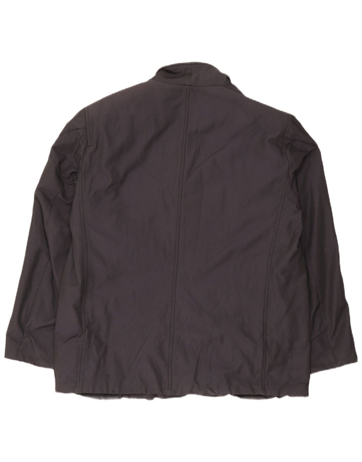 Trussardi Herren-Utility-Jacke IT 58 4XL Marineblaues Polyester