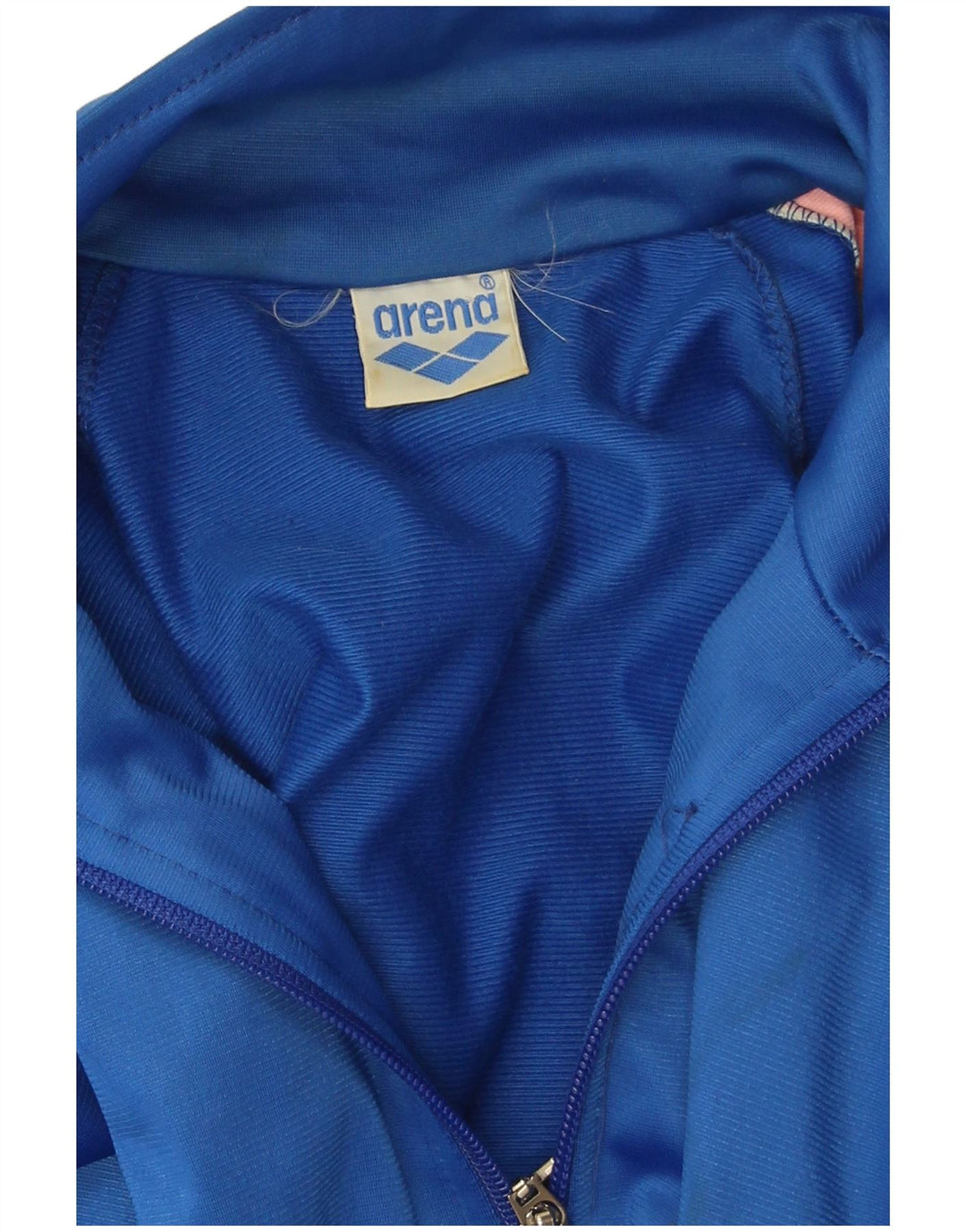 Arena Herren-Trainingsanzug-Top-Jacke Mittelblau