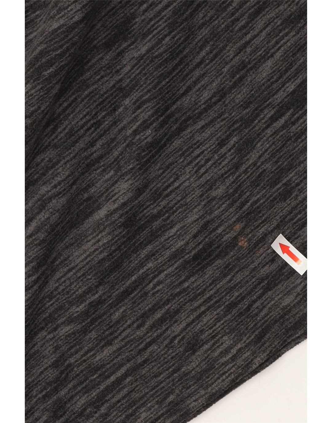 MOUNTAIN WAREHOUSE Herren-Fleecepullover mit Reißverschluss am Hals, groß, grau, Nadelstreifen