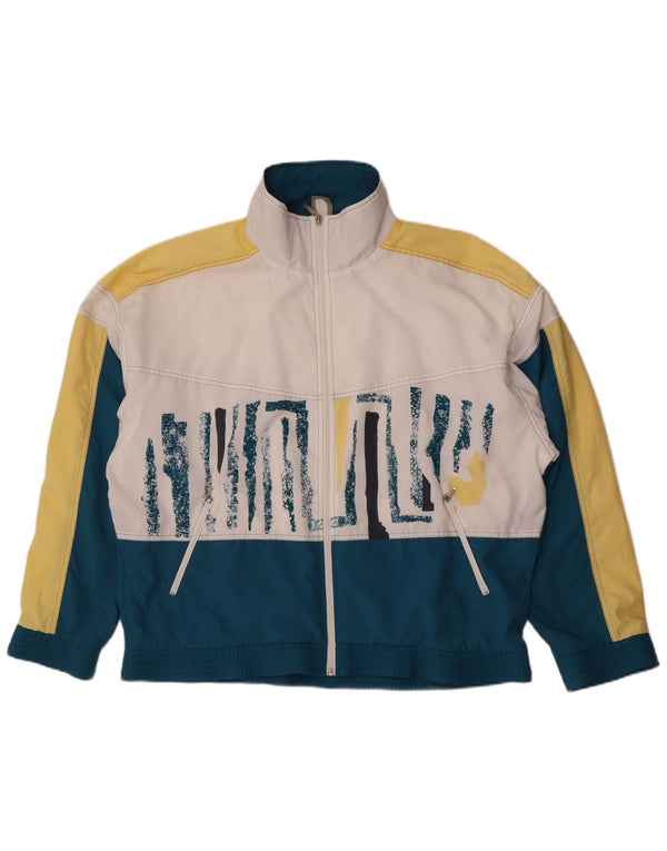 Triumph Herren-Trainingsanzugoberteil mit Grafik, UK 42, Größe L, Blau, Farbblock