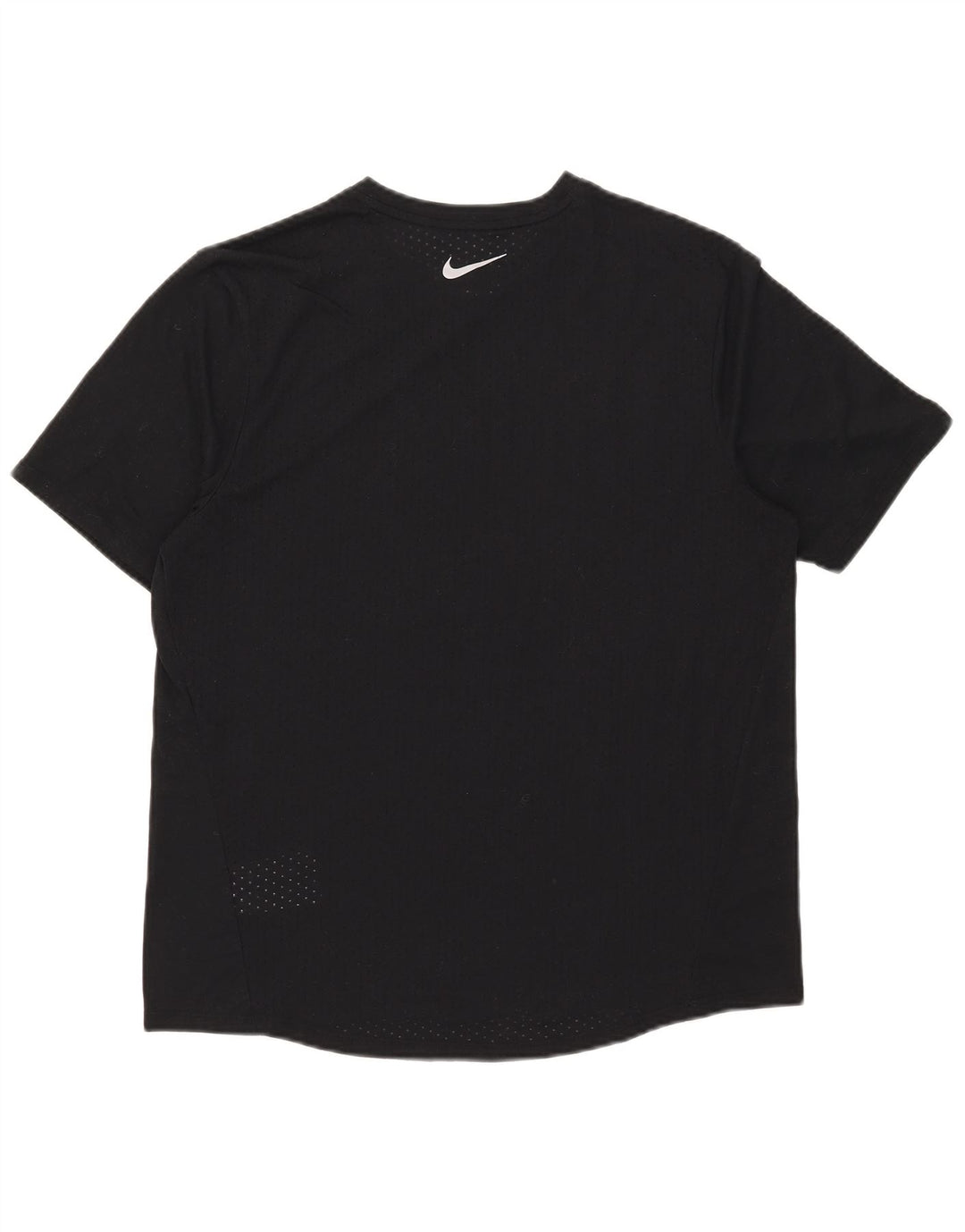 Nike Damen Dri Fit T-Shirt Top UK 18 XL Schwarz Polyester