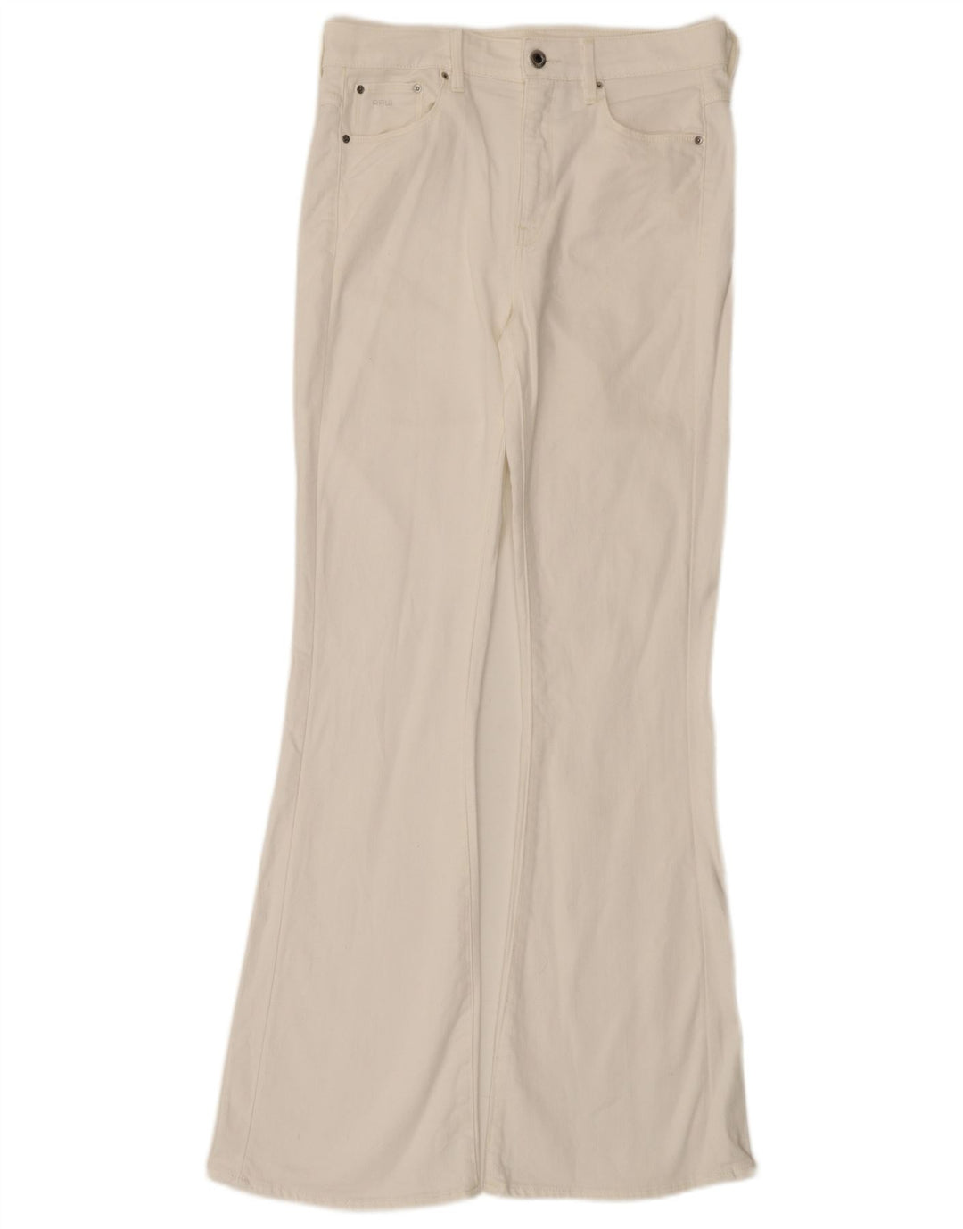G-Star Damen 3301 High Rise Flared Jeans W30 L33 Weiß