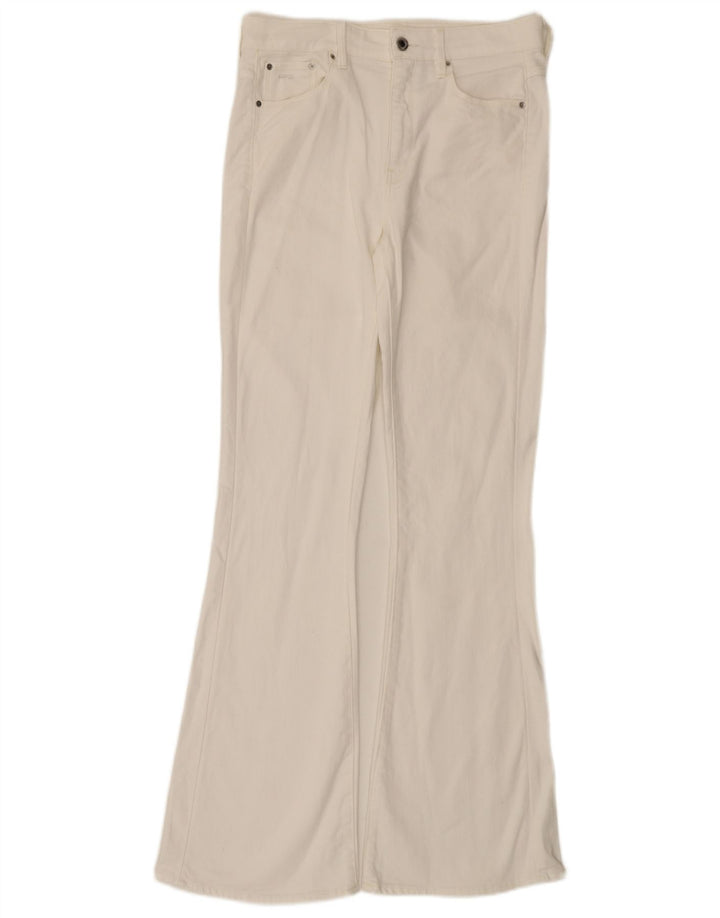 G-Star Damen 3301 High Rise Flared Jeans W30 L33 Weiß