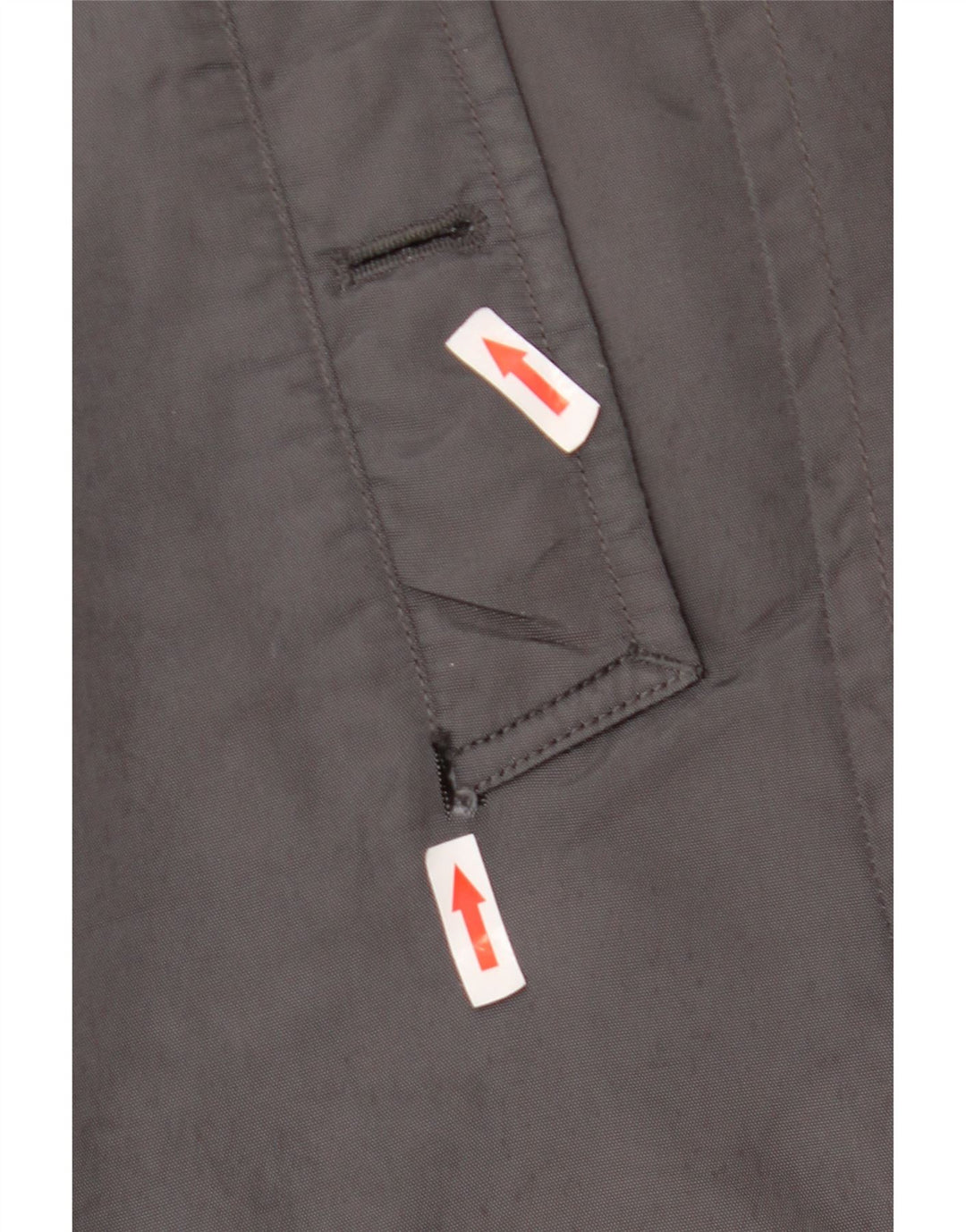 PEUTEREY Mens Raincoat UK 40 Large Grey Polyamide
