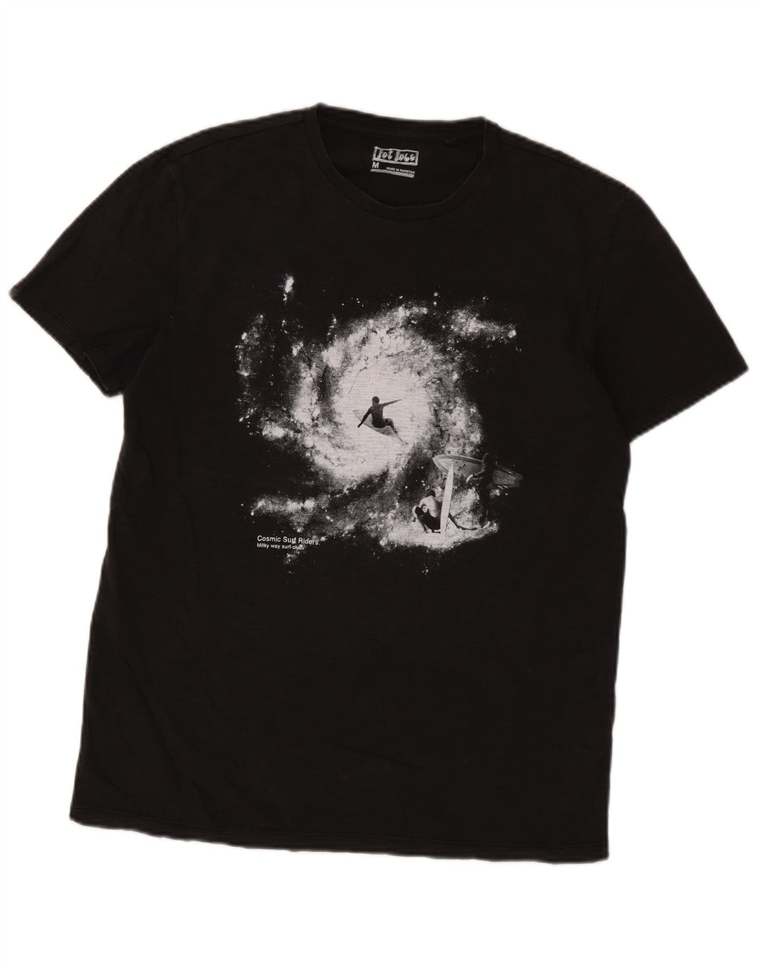 Fat Face Herren-T-Shirt mit Grafik, mittelschwarz, Baumwolle