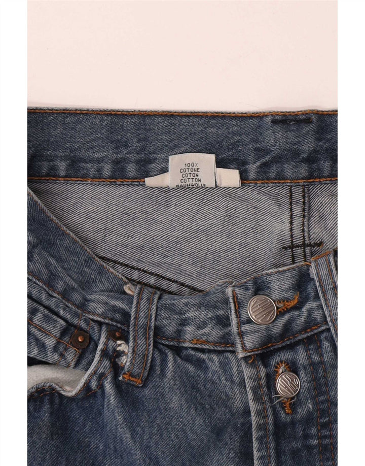 Replay Damen 901 Slim Jeans W32 L32 Blaue Baumwolle
