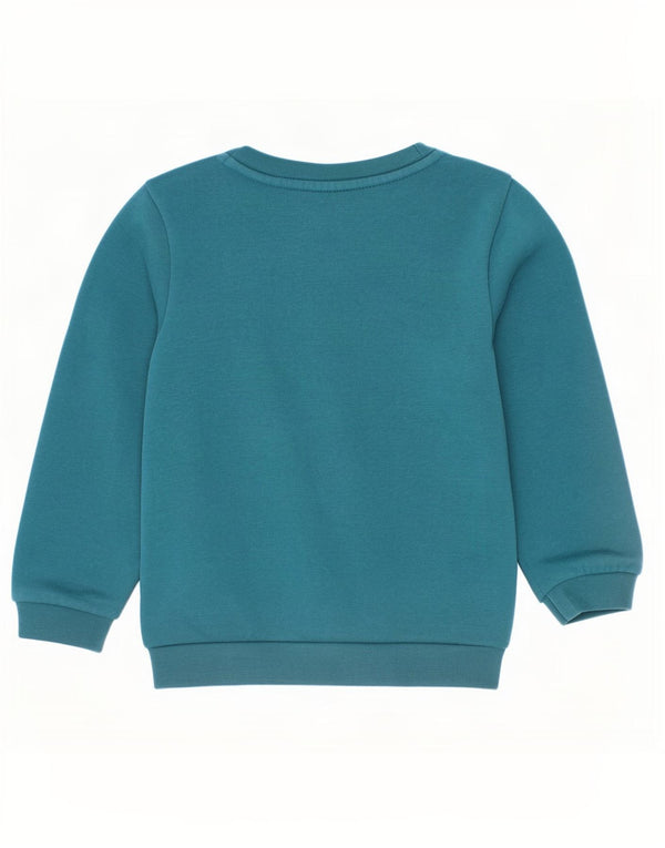 Puma Jungen Grafik-Sweatshirt-Pullover 2–3 Jahre, grüne Baumwolle