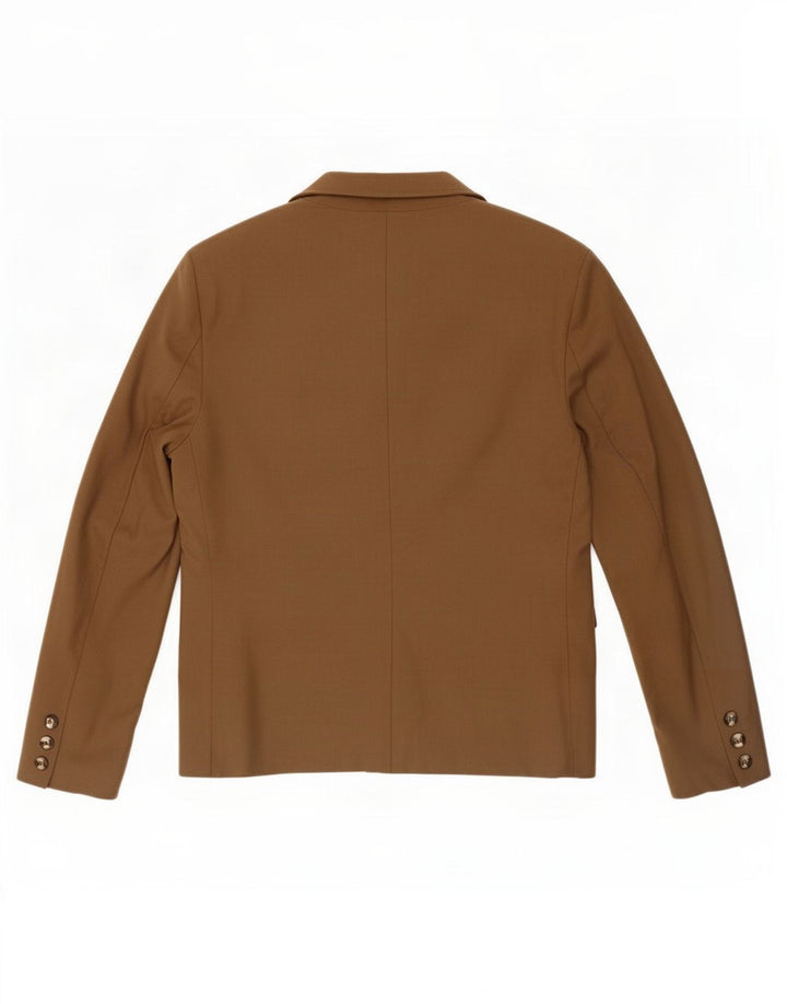 Benetton Damen-Blazer mit 3 Knöpfen, Gr. 16, Khaki