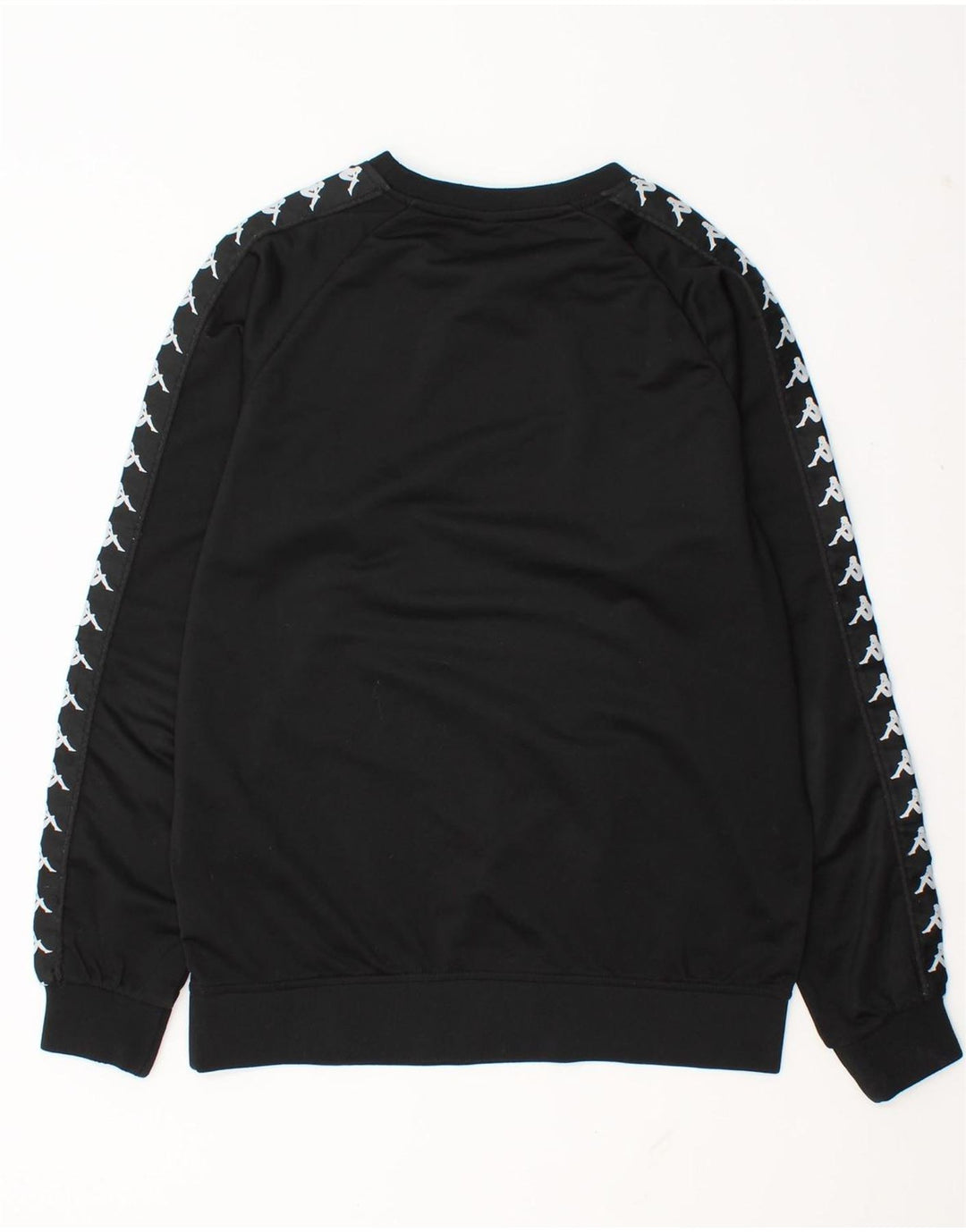 Kappa Herren Grafik-Sweatshirt-Pullover Mittelschwarzes Polyester