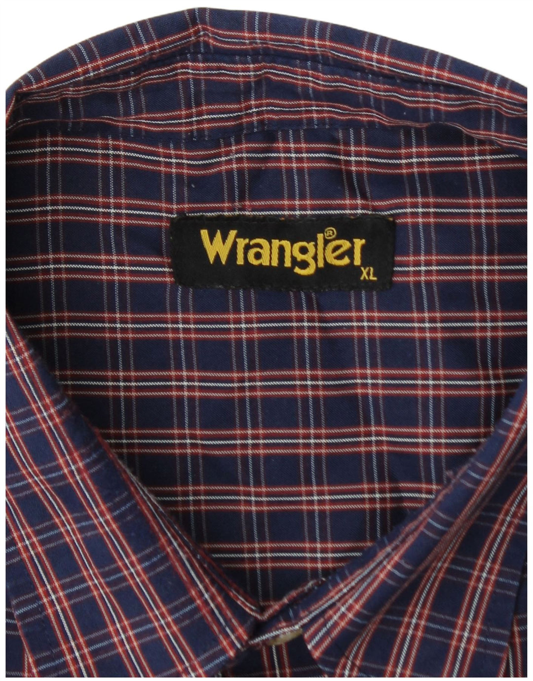 WRANGLER Herren Flanellhemd XL Marineblau kariert