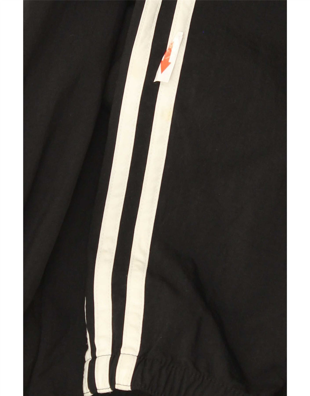 Adidas Herren-Trainingsanzug mit Kapuze, Jacke, mittelgroß, schwarzes Nylon
