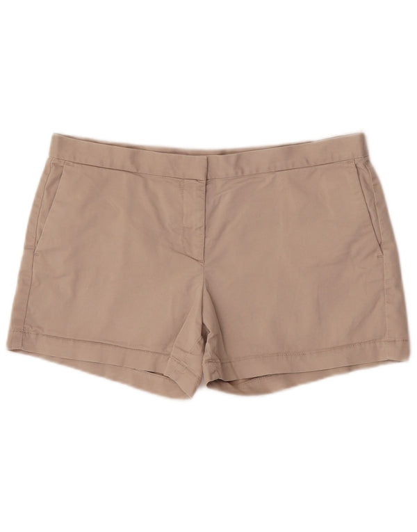 Armani Exchange Damen-Chinoshorts mit niedriger Taille, US 8, Mittel, W32, beige Baumwolle