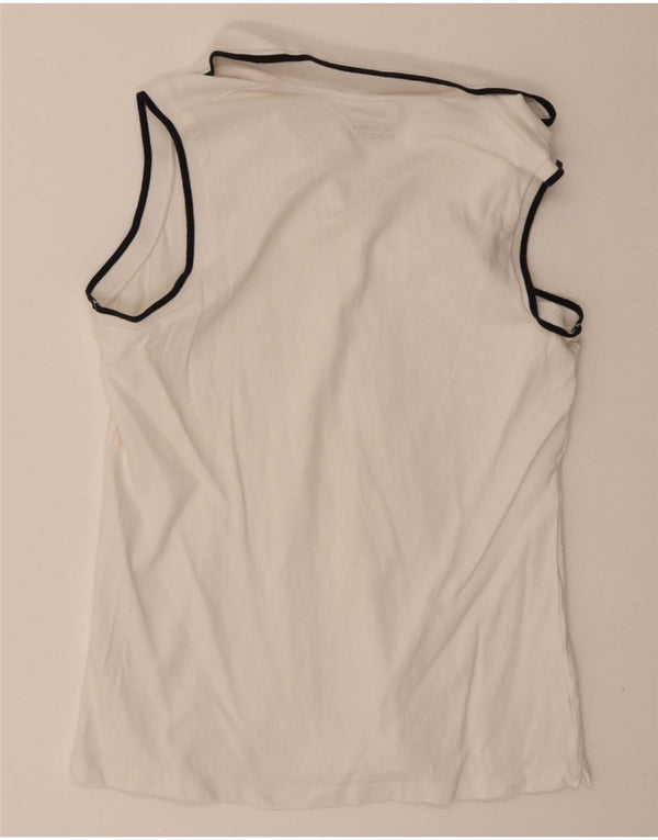 Lotto Damen ärmelloses Poloshirt UK 18 XL Weiß