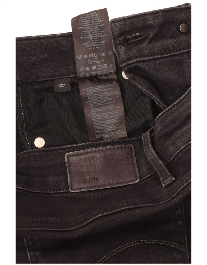 G-Star Damen Skinny Jeans W30 L34 Schwarz Polyester