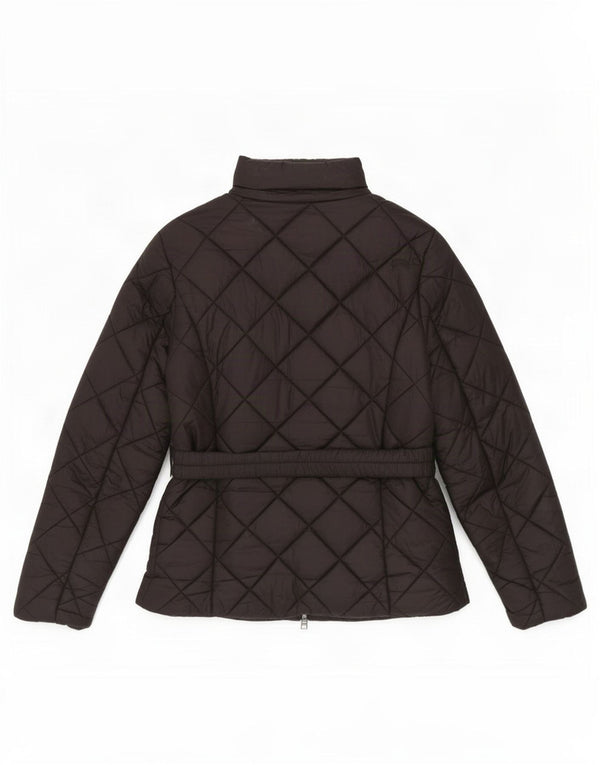 Guess Damen Steppjacke UK 12 Medium Schwarz Polyamid