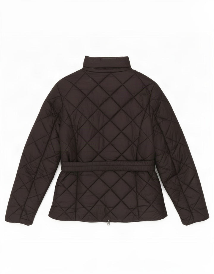 Guess Damen Steppjacke UK 12 Medium Schwarz Polyamid