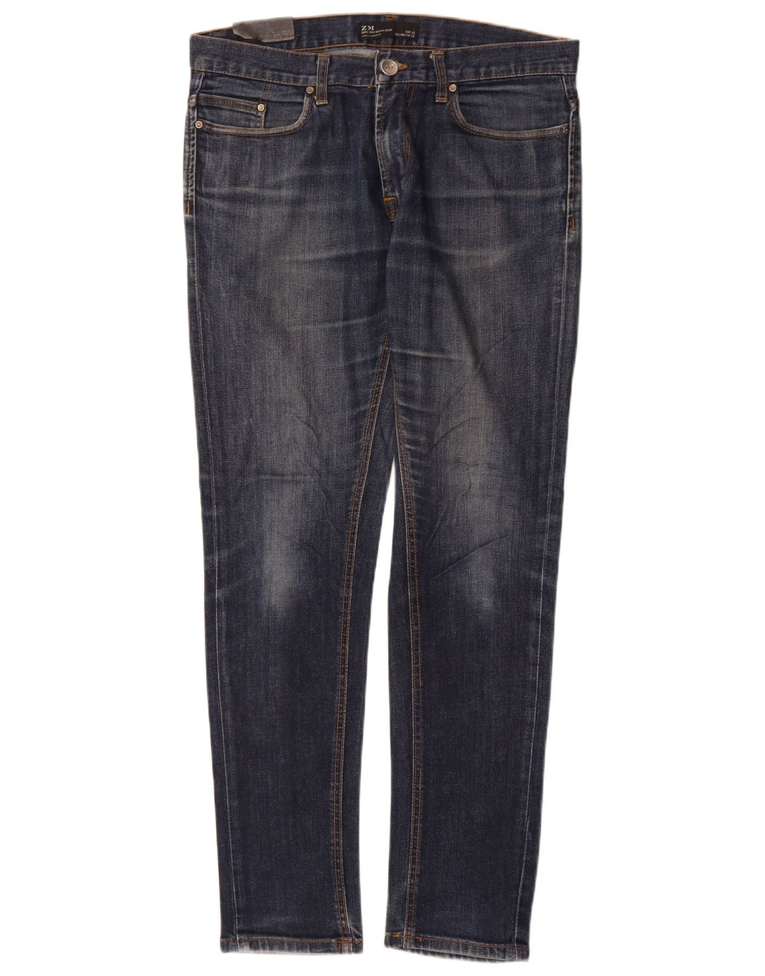 Zara Herren Slim Jeans EU 42 Large W32 L32 Blau