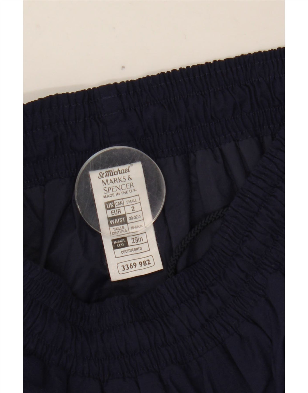 Marks & Spencer Herren-Trainingshose, klein, marineblaues Nylon