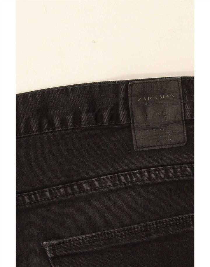 Zara Herren Slim Jeans EU 44 Large W34 L31 Schwarz