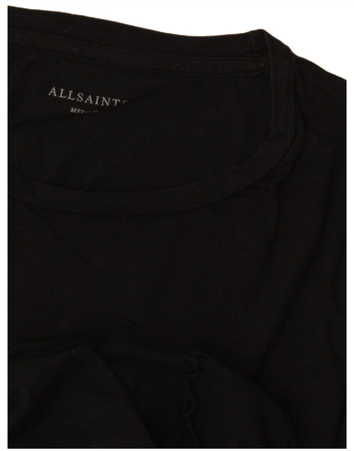 All Saints Herren T-Shirt Top Medium Schwarz