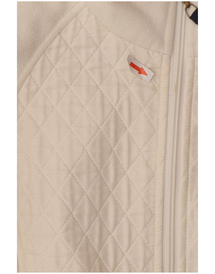 Musto Damen Fleecejacke UK 10 Small Weiß Polyester