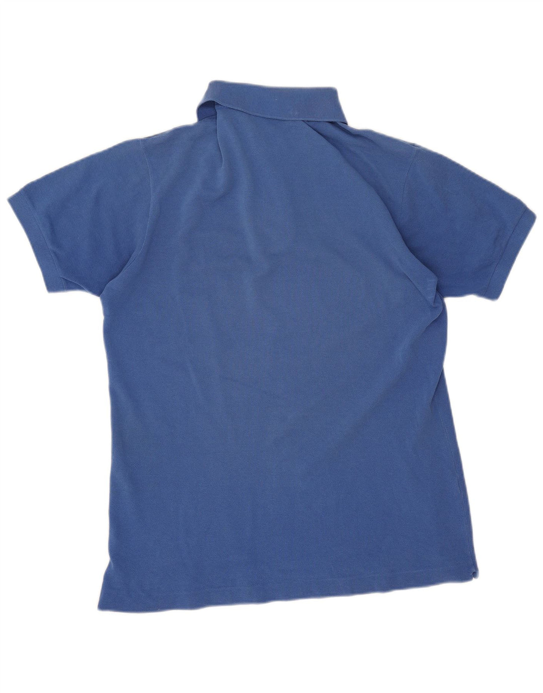 Lacoste Herren-Poloshirt, Größe 4, mittelblaue Baumwolle