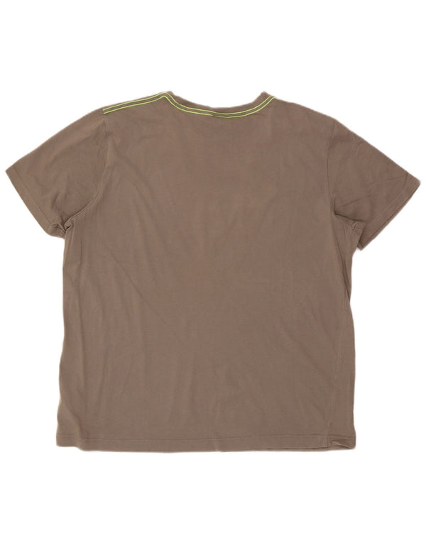 Puma Herren Grafik T-Shirt Top XL Grau Baumwolle